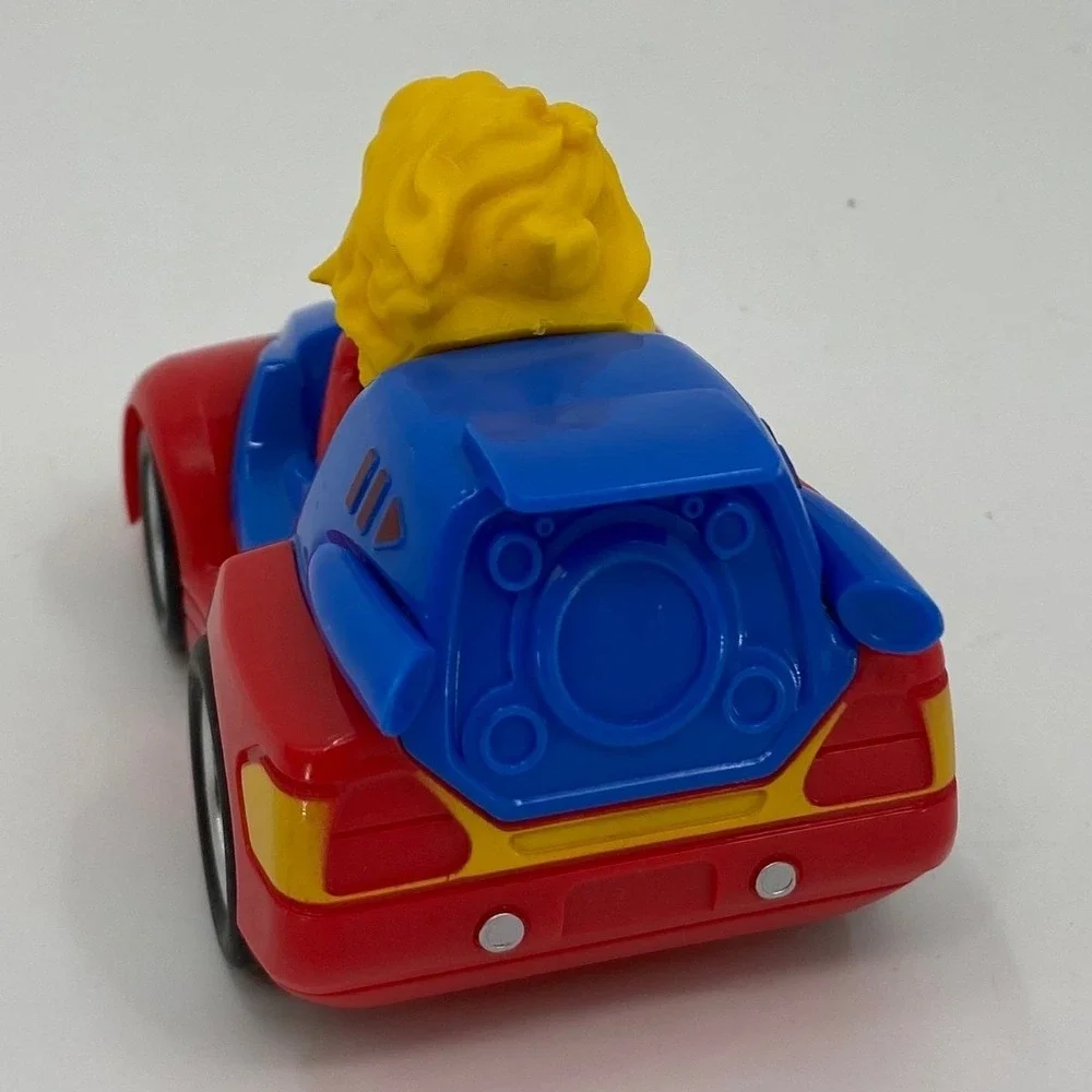 Marvel Captain Marvel Carol Danvers Toy Race Car Red Blue‎ 2019 - Pull Back